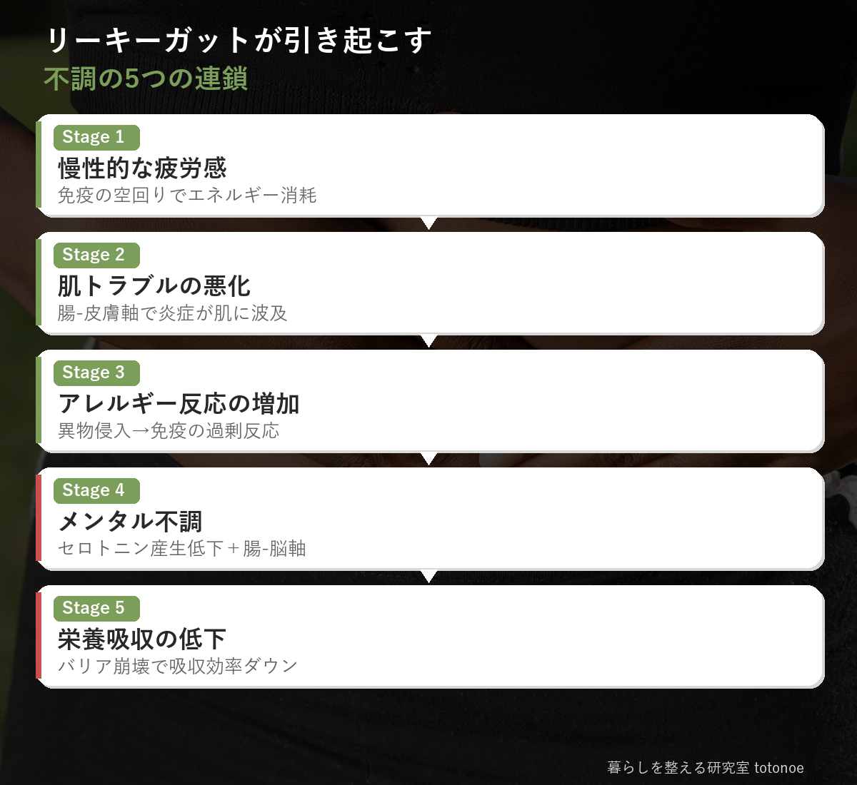 5つの原因フロー