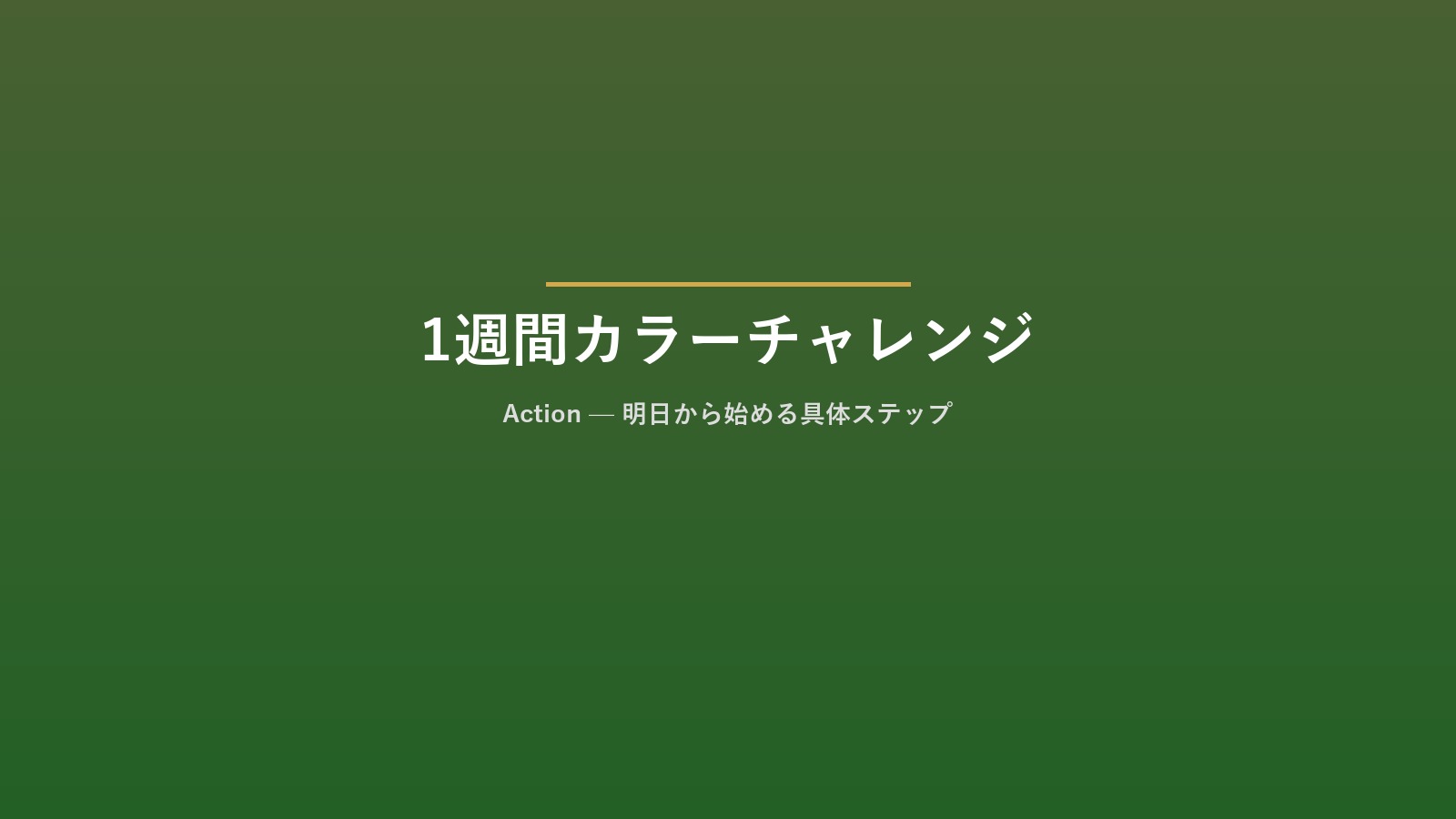 ファイトケミカルとは?野菜を食べてもスッキリしない原因と5色の食事術 12 アクションセクション画像