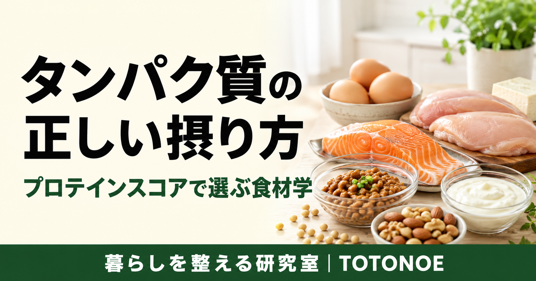 タンパク質の正しい摂り方 ── プロテインスコアで選ぶ食材学