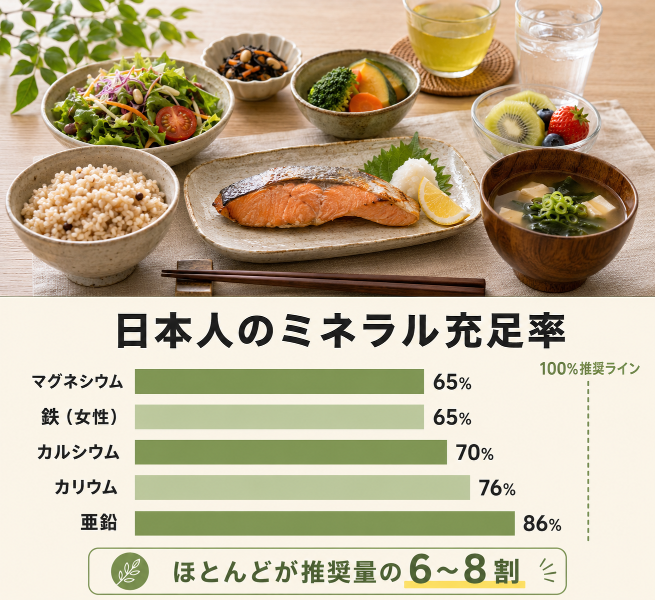 ミネラル不足は食事だけでは解決できない?|PHOSSILミネラルの成分・吸収・活用法 14 image