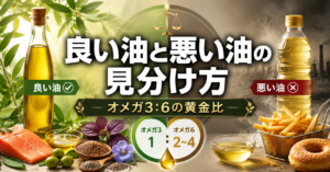 良い油と悪い油の見分け方 ── オメガ3:6の黄金比で体が変わる理由