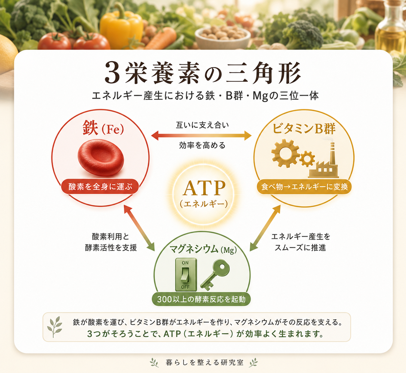 慢性疲労の原因は栄養素不足?鉄・ビタミンB群・マグネシウムの科学的根拠と今日からできる対策 15 inline 01