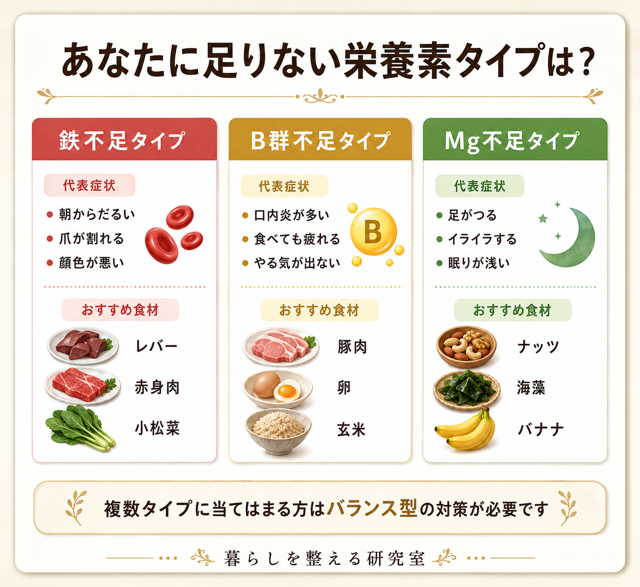 慢性疲労の原因は栄養素不足?鉄・ビタミンB群・マグネシウムの科学的根拠と今日からできる対策 62 inline 08