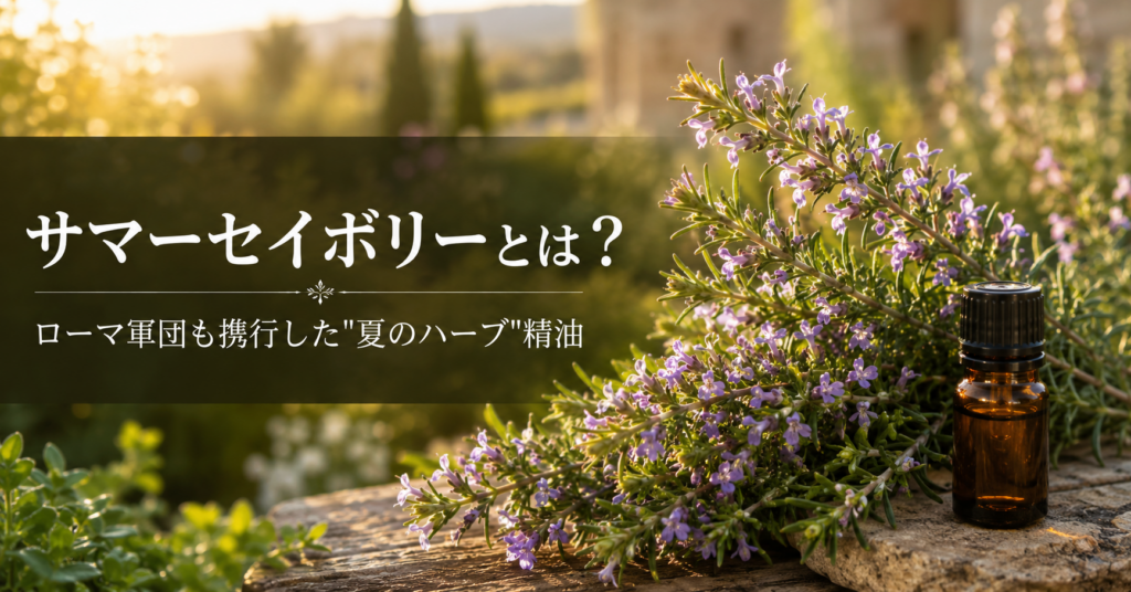 サマーセイボリー精油 アイキャッチ