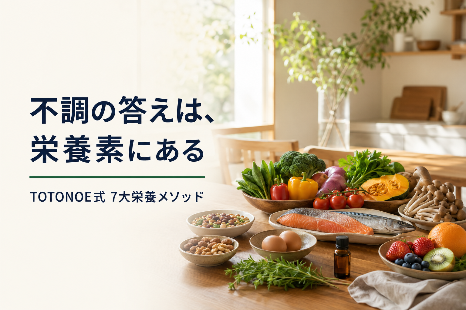 TOTONOE - 不調の答えは、栄養素にある